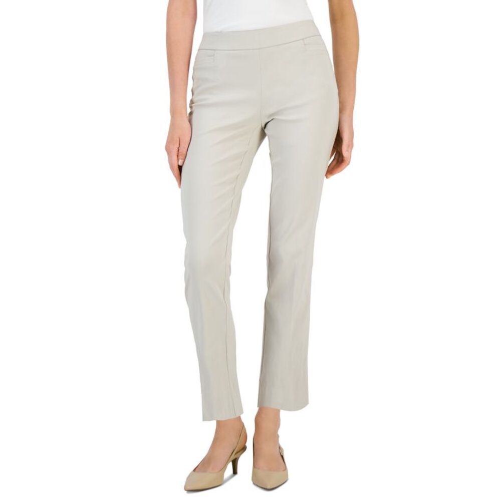 JM Collection Petite Tummy Control Pull On Pants